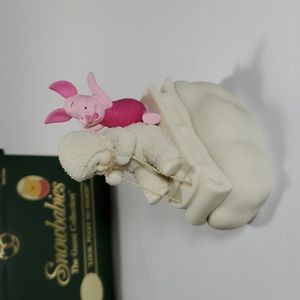 Snowbabies "Look, Pooh! No Hands!" Figurine